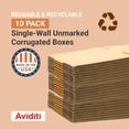 thumbnail image 3 of Shipping Boxes Medium 36"L x 24"W x 4"H, 10-Pack | Corrugated Cardboard Box for Packing, Moving and Storage 36x24x4, 3 of 6