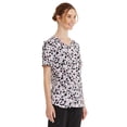 thumbnail image 4 of Scrub Star Women's Cheetah Bloom Scrub Top, 4 of 5
