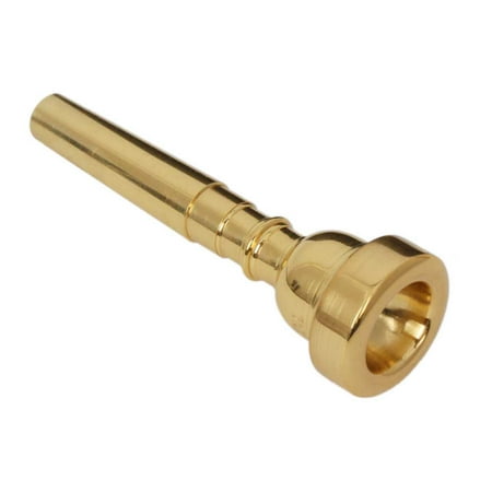 Ktaxon 7C Size Paint Gold Plated Golden Trumpet Mouthpiece for BachInstrument