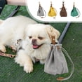 thumbnail image 1 of Bolsa portátil de bocadillos para perros | Bolsa de golosina con cordón de lona para entrenamiento, caminata, senderismo | Contenedor de comida para mascotas manos libres | A prueba de fugas | 7,09, 1 of 7