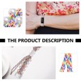 thumbnail image 4 of Bracelet de Montre en Tissu Réglable Remplacement Compatible avec Fitbit Luxe, 4 of 8