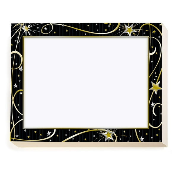 PaperDirect Festive Reward Certificates, 8 1/2 inch x 11 inch, 28lb Cover Stock, 100 Count, Certificates and Awards Paper, for School, Work, Diplomas & Award Certificates