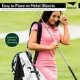 thumbnail image 6 of Birdie Golf: Birdie Bath - Black Magnetic Golf Towel, Premium Microfiber, Deep Waffle Pockets, Strong Magnet, 25lb Pull, Superior Water Absorption, 6 of 9