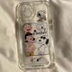 thumbnail image 4 of Bonita funda de teléfono con dibujos animados de la familia Snoopy y Charlie Brown para iPhone 15, 14, 13, 12, 11 Pro Max, carcasa trasera suave y transparente, regalo para pareja, 4 of 4