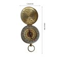 thumbnail image 4 of fastboy Rustproof Outdoor Compass With Easy-to-Read Large Dial Plate Delicate Pattern Dad for Daughter, 4 of 6