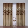 thumbnail image 2 of Cortina Decorativa Estampada Castaña Colchas Concord, 2 of 2