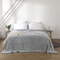 thumbnail image 3 of Mainstays, Modern Gray, Polyester Sherpa Bed Blanket, Full/Queen, 3 of 6