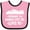 Pink and Black, variant on Inktastic Kansas City Missouri Loves Me Skyline Boys or Girls Baby Bib