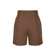 thumbnail image 6 of LAJPXKHY Womens Bermuda Shorts Straight Leg Elastic High Waisted Business Casual Loose Short Pants with Pockets, 6 of 6