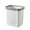 【Best Seller】WH, variant on Kitchen Trash Can, Step-On Garbage Can with Lid, Tall Kitchen & Bathroom Trash Can, Small Office Waste Bin, Black - Xuniizn