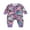 Purple, variant on Suealasg Halloween Baby Girl Boy Pajamas Rompers Long Sleeve Pumpkin Print One-Piece Pajamas Infant Footie Pjs Newborn Zip Up Full Length Jumpsuits Sleepwear