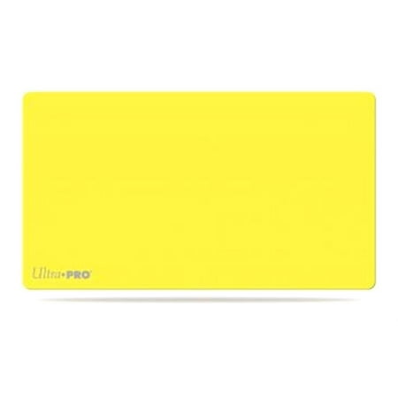 Solid Yellow Play Mat Card Game, Protective mat keeps your games, cards and other items safe and clean from rough and dirty surface area By Ultra (Best Games To Play On Surface Pro 4)