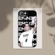 thumbnail image 4 of Singer E-Eminem funda de teléfono para Apple iPhone 15,14,13,12,11,XS,XR,X,8,7,Pro,Max,Plus,mini funda negra de silicona, 4 of 5