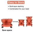 Stackable Planter, Vertical Garden Planter, Strawberry Planter, Indoor/Outdoor Planters, 4 Tier