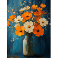 thumbnail image 1 of Qisvanset 12x16 Inch Marigold Doxology Canvas Wall Art, Abstract Floral Bible Verse Trendy Apartment Home Decor, 1 of 8