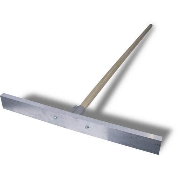 MARSHALLTOWN Magnesium Asphalt Lutes, Wood Handle Material, Lute Lute Style, Plain Blade Type, 30 Inch Blade Size, 66 Inch Handle Length, Made in the USA, RED700232