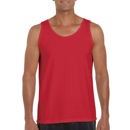 Gildan Men's Ultra Cotton Classic Fit Adult Tank (Best Tank Top Brands)