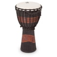 thumbnail image 2 of Toca Street Series Djembe Sculpté - 10 Pouces, Brun/noir, 2 of 2
