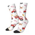 thumbnail image 1 of Fotbe Tractor With Farm Animals Calcetas Largas con Estampado para Hombre y Mujer – Calcetas de Compresión Transpirables y Elásticas, Viajar y Uso Diario Talla 5-11, 1 of 6