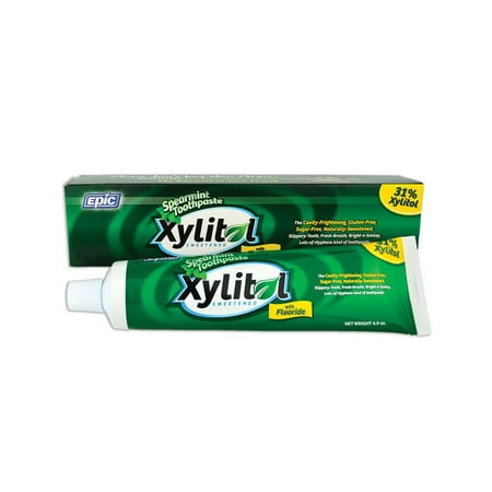 Epic Dental Xylitol Toothpaste, Spearmint, 4.9 Oz