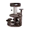 thumbnail image 4 of TRIXIE Emil Senior Plush & Sisal 3-Level 37.8" Cat Tower, Scratching Posts, Hammock, Brown, 4 of 8