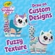 thumbnail image 3 of Scribble Scrubbie Jumbo Cat de Toy Crayola, 6 pulgadas, con brocha y marcadores, 3 of 7