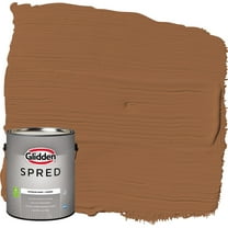 Glidden Spred Interior Paint & Primer Cinnamon Stick / Orange, Flat, 1 Gallon