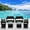 beige1,8PCS, variant on 8 PCS Patio Rattan Conversation Furniture Set, Patio Rattan Sofa Set, Cushioned Seat & Glass Table, Patio Sofa Set, All-Weather Outdoor Rattan Set, Patio Rattan Sofa Set for Garden Porch Balcony, T206