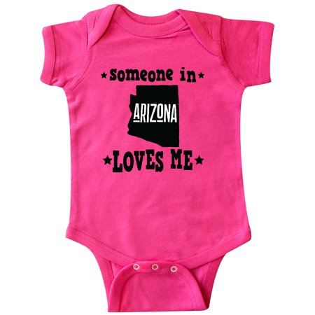 

Inktastic Arizona Someone Loves Me Gift Gift Baby Boy or Baby Girl Bodysuit