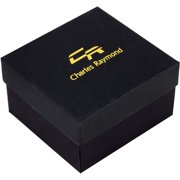 Charles Raymond Bling-ed Out Ultimate Hip Hop Royalty Mens Watch w/Easy Reader Roman Numeral or Diamond Time Indicators - L0504RN Gold Money Green - L0504