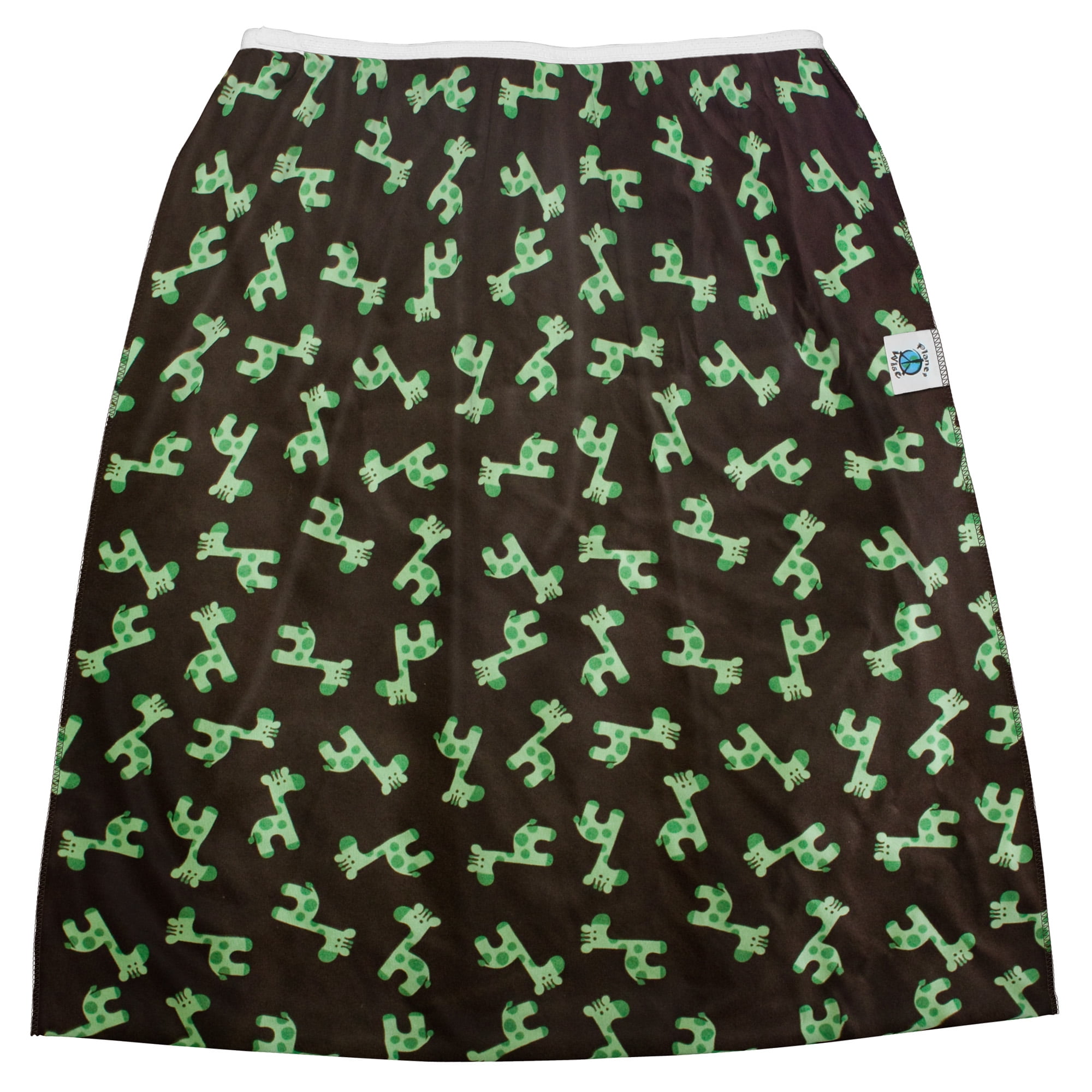 Wise Reusable Diaper Pail Liner, Green Giraffe
