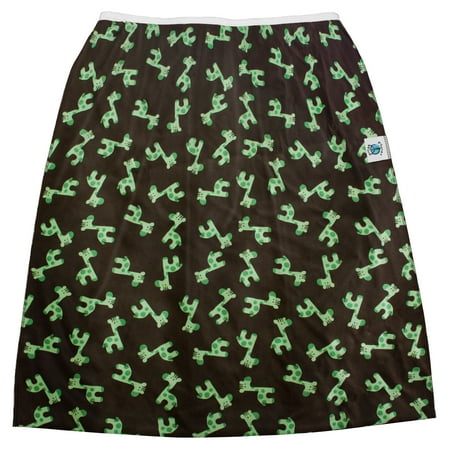 Planet Wise Reusable Diaper Pail Liner, Green Giraffe