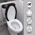 thumbnail image 4 of HELLHERO Toilet Seat Covers Set Washable for Hotel Easy to Clean Bathroom Toilet Cozy Set, 4 of 8