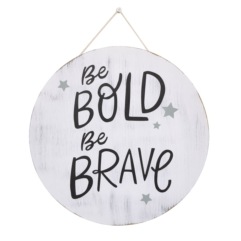 Parent's Choice Be Bold Be Brave Wall Sign, 11 Inch photo 1