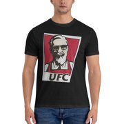 Kfc Logo Men'S Basic Short Sleeve T-Shirt Fashionable Black Small