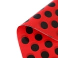 thumbnail image 3 of Nvzi 150 bolsas de celofán con lazos retorcidos para regalos de fiesta, dulces, repostería, tartas, bodas, cumpleaños (rojo y negro), 3 of 5
