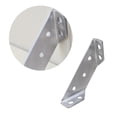 thumbnail image 1 of UPGRATOR 5Pcs Factory Use Fastening Small Angle Bracket Cabinet Triangle Bracket 1.9x1.9x0.6in, 1 of 8