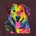 thumbnail image 2 of Smiling Dog | Colorful Neon Golden Retreiver | Dean Russo Art Animal Lover Mens Premium Tri Blend T-Shirt, Cardinal, XX-Large, 2 of 6