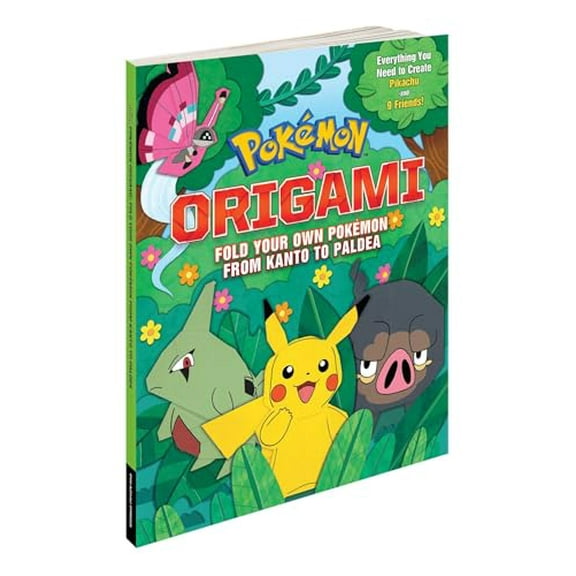 Pre-Owned Pokmon Origami: Fold Your Own Pokmon from Kanto to Paldea: One Pokmon From Every Region! (3) (Pokemon Pikachu Press), 9781604382273, 1604382279, Paperback, Reprint edition