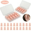 TSV 10pairs Soft Foam Ear Plugs, 35dB Noise Reduction Ear Plugs for Sleeping, Light Pink