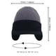 thumbnail image 4 of Gorro con orejeras de punto de invierno para hombre, 4 of 4