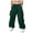 Dark Green, variant on Men's Parachute Pants Casual Baggy Cargo Drawstring Trouser | Vintage Unisex Pants,Drawstring Street Pants,Hiking Pants,Drape Sweatpants (Khaki, XXL)