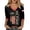 5Black22, variant on WERYOUNG Patriotic Graphic T Shirt For Women V Neck 3/4 Sleeve Tee 250th Anniversary Celebration T-Shirts Stylish Top L