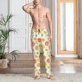 thumbnail image 2 of Fotbe Colorful Lemons Pantalones de Pijama para Hombre, Pantalones de Dormir, Pantalones de Casa con Cintura Ajustable y Bolsillos-Small, 2 of 6