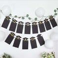 thumbnail image 6 of Efavormart Black & Gold Congrats Grad Paper Photo Backdrop Hanging Garland Banner - 5.5ft, 6 of 11