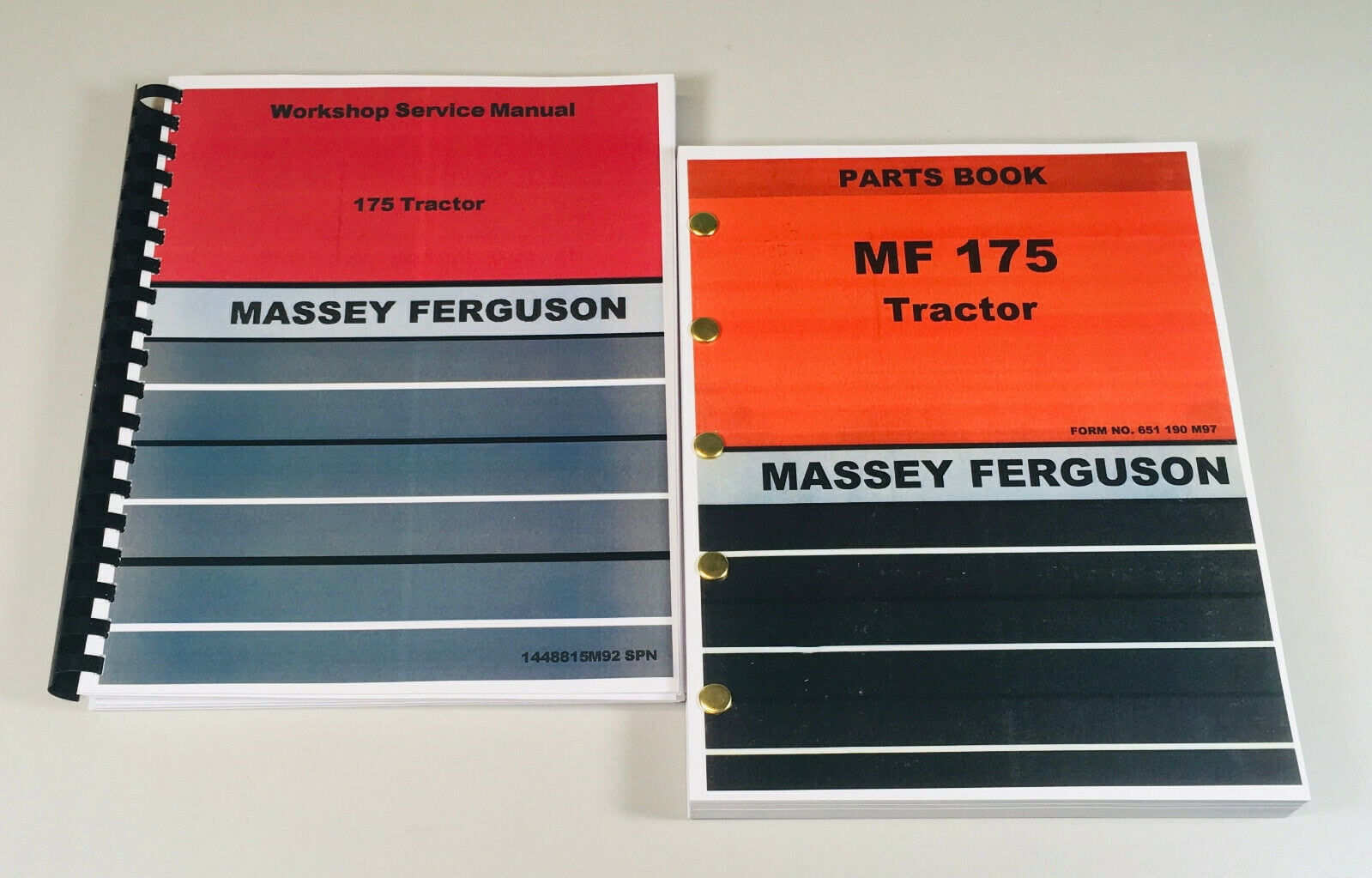 Massey Ferguson 175 Tractor Service Repair Manual Parts Catalog Walmart Com
