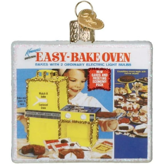 Old World Christmas Easy-Bake Oven Glass Hanging Ornament