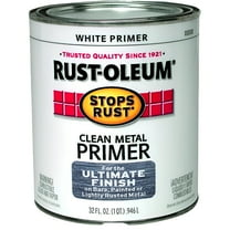 Rust-Oleum Stops Rust Oil Based Metal Primer - Durable, Interior/Exterior - 1 Quart, White