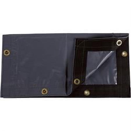Weather Guard 11.2-Oz. Extreme-Duty PVC Tarp, Charcoal Gray, 12ft. x 24ft.