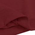 thumbnail image 5 of Duoif Fall Sweatshirts for Women, Women's Cute Crewneck Pullover - Oversized Fleece Winter Top Womens Sweatshirt Wine L, 5 of 8